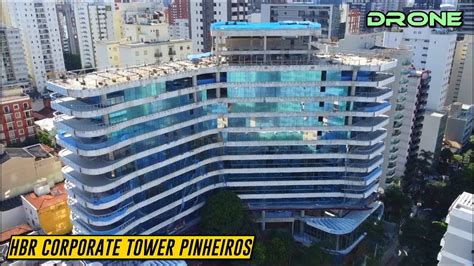 Drone Na Rua Teodoro Sampaio Obras Do Hbr Corporate Tower Pinheiros E