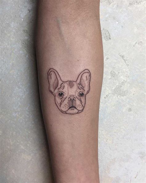 French Bulldog Tattoo By Nerdy Match Ink