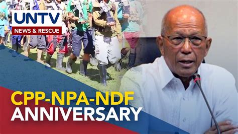 Anibersaryo Ng Cpp Npa Ndf Sa Dec Pinaghahandaan Ng Afp Youtube