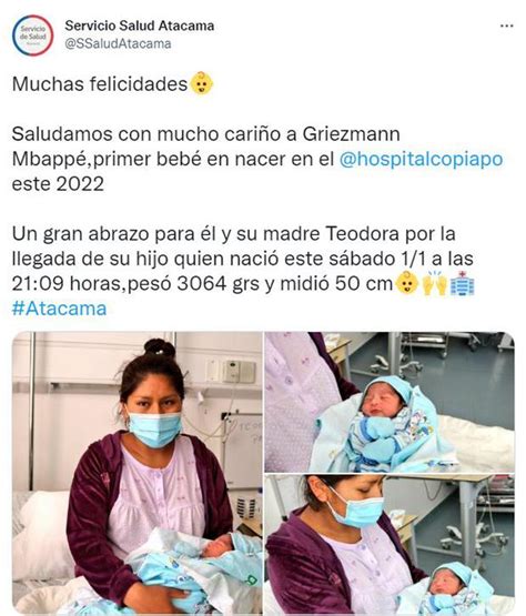 VIRAL Griezmann Mbappé para no creer el nombre de un bebé que nació