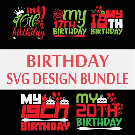 Birthday Svg Bundle MasterBundles