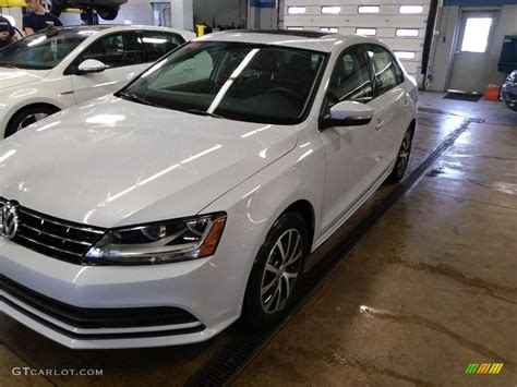 2018 White Silver Metallic Volkswagen Jetta Se 125980095 Gtcarlot