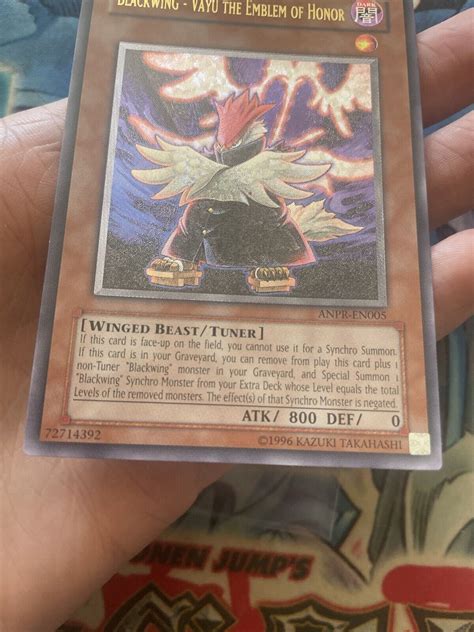 Yu Gi Oh Tcg Blackwing Vayu The Emblem Of Honor Ultimate Rare Lp