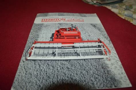 Hesston 260 Windrower Dealers Brochure Amil15 Ebay