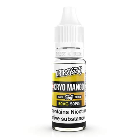 Drip Hacks Cryo Mango 20mg10ml Никотинови соли Vape Bgeu