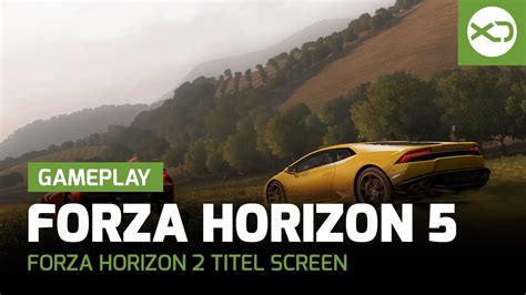 Forza Horizon Th Year Anniversary Forza Horizon Title Screen