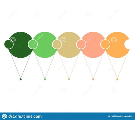 Abstrakte Gesch Ft Infographics Schritt Wahlschablone Stock Abbildung