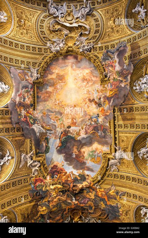 Il gesu ceiling hi-res stock photography and images - Alamy