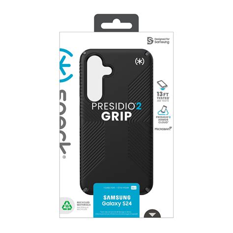 Speck Presidio2 Grip Case Samsung Galaxy S24 Black Gammatek