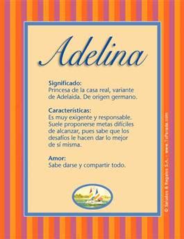 Adelina Nombre Significado De Adelina