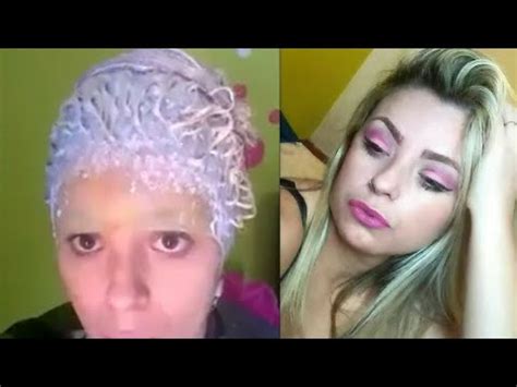 COMO FAZER LUZES NO CABELO EM CASA Passo A Passo YouTube