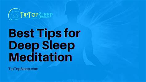 Best Tips For Deep Sleep Meditation