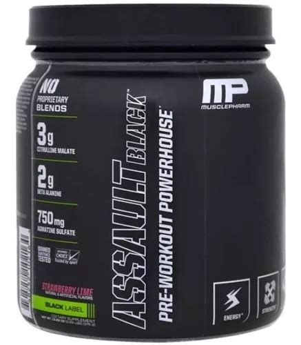 Suplemento De Creatina En Polvo Muscle Pharm Assault Black Label