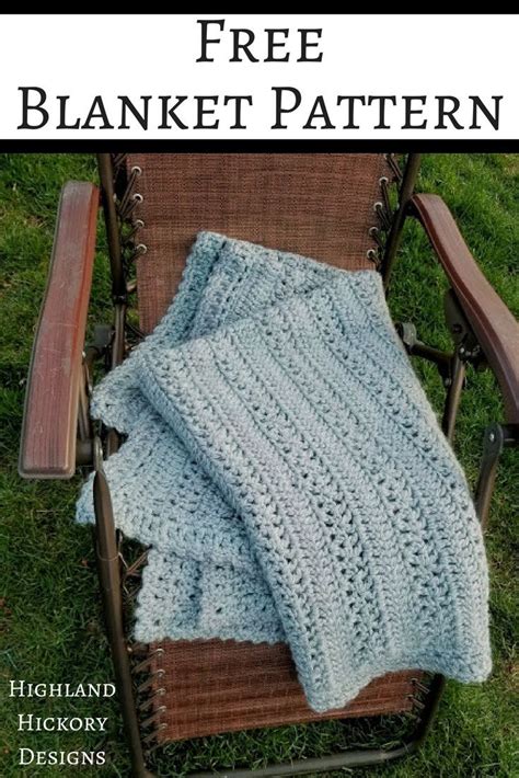 Fireside Throw Free Crochet Pattern Highland Hickory Designs