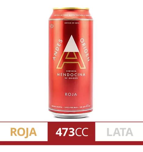 Cerveza Andes Origen Roja Lata Ml Pack X Fullescabio En Venta En