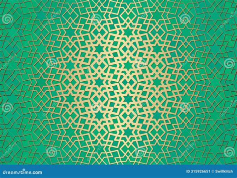 Abstract Background With Islamic Ornament Arabic Geometric Texture