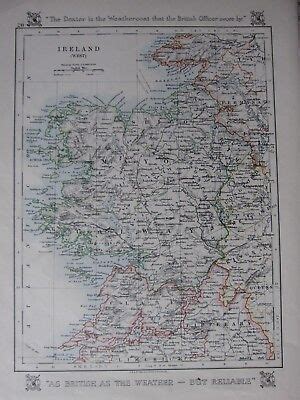 Map Ireland West Galway Mayo Clare Sligo Ebay