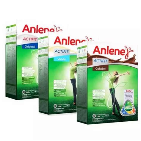 Jual ANLENE ACTIFIT 240gr COKLAT VANILA ORIGINAL Shopee Indonesia