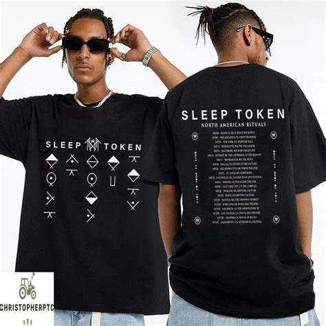 Sleep Token 2023 Merch 2 Sides Sleep Token North America Tour 2023