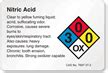 NFPA Sodium Hydroxide Label SKU LB 1591 115