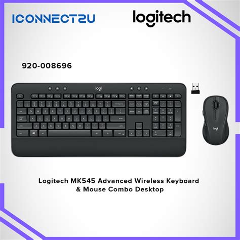 Logitech Mk545 Advanced Wireless Keyboard And Mouse Combo 920 008696 Shopee Malaysia