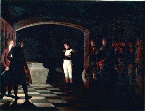 Napoleon Meditating Before The Tomb Of Frederick Ii Of Prussia In The