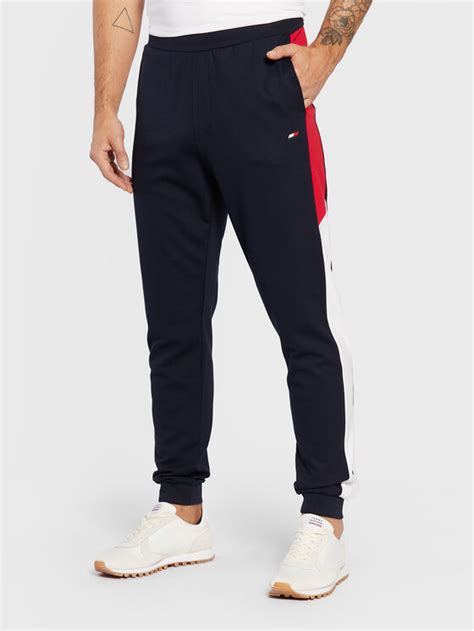 Tommy Hilfiger Jogginghose Colorblocked Mw0mw25425 Dunkelblau Regular