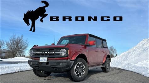 2023 Ford Bronco Outerbanks Pov Drive And Review Youtube