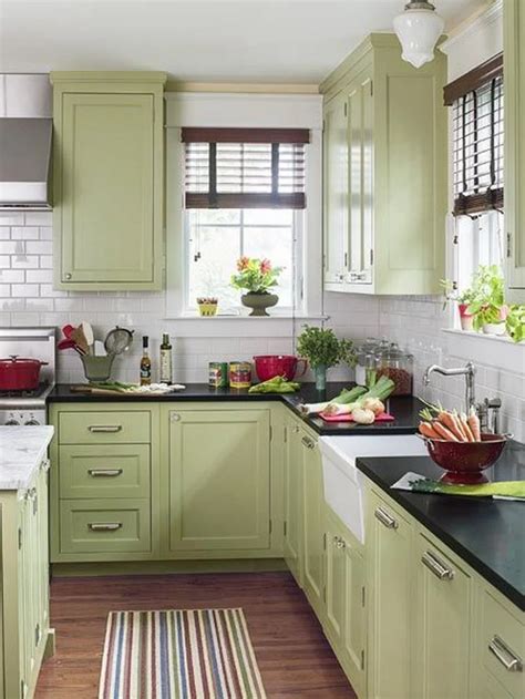 Popular Green Kitchen Cabinet Colors Ideas Kitchendecorpad