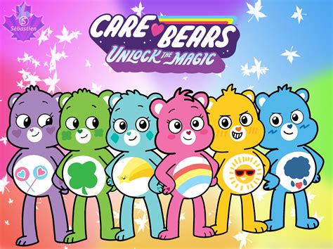 269696 Safe Artist Mrstheartist Cheer Bear Care Bears Funshine Bear Care Bears Good