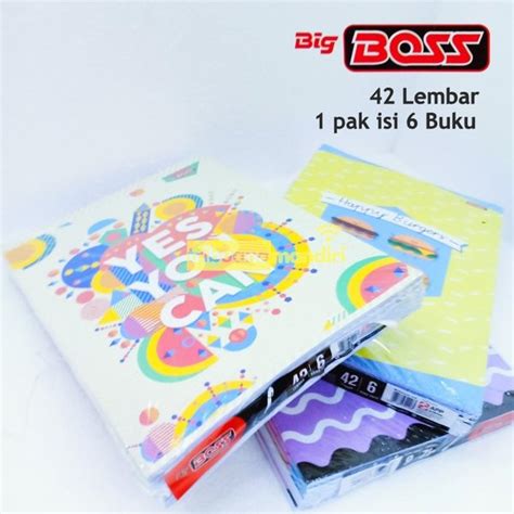 Jual Buku Tulis Big Boss Lembar Pak Bigbossoriginal Kampus