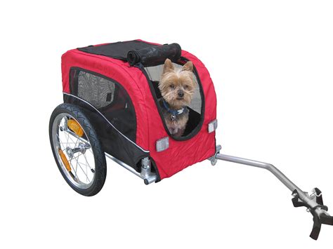 Booyah Small Dog Pet Bike Bicycle Trailer Pet Trailer Red Pet Bike