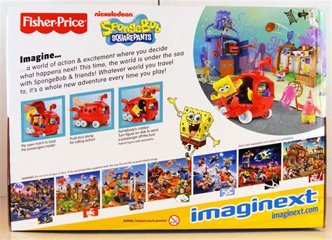 Spongebob Squarepants Imaginext Bikini Bottom Bus Toys R Us Exclusive