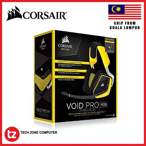 Corsair Void Pro Rgb Wireless Se Premium Gaming Headset With Dolby