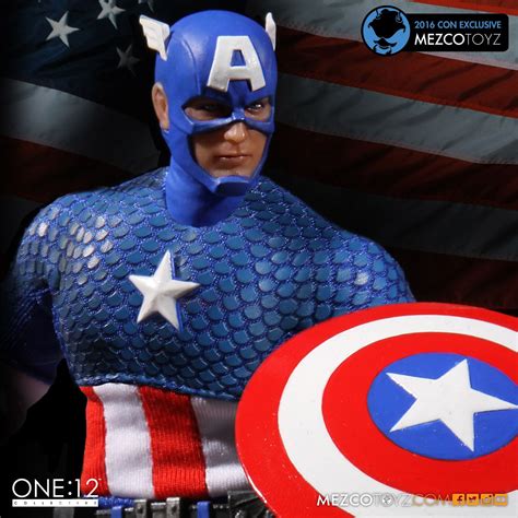 Mezco One12 Collective Exclusive Captain America Figures Marvel Toy News