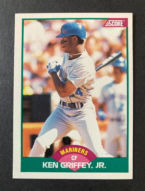 KEN GRIFFEY JR MARINERS HOF 1989 SCORE TRADED ROOKIE RC CARD 100T