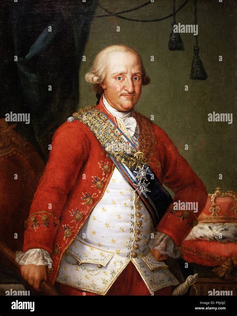 Portrait Of Carlos IV 1748 1819 King Of Spain Oil Painting By