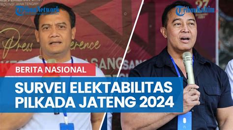 Survei Elektabilitas Pilkada Jateng Andika Perkasa Hendrar