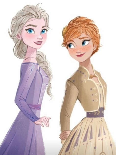 Anna and Elsa as loving sisters from Frozen 2 | Frozen disney movie ...