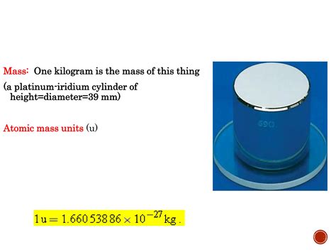 Lecture System Of Measurements Si Units Ppt