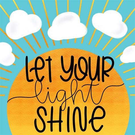 Let Your Light Shine Bright With This Inspirational Design