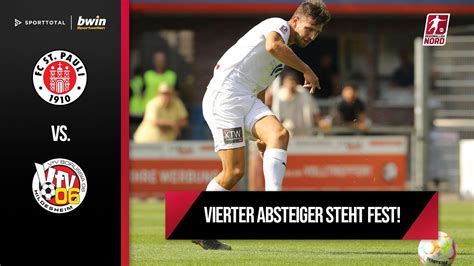 Last Minute Treffer Besiegelt Abstieg St Pauli Ii Vfv 06