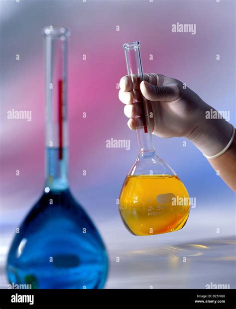 Milner lab laboratory beakers chemicals scientific science ...