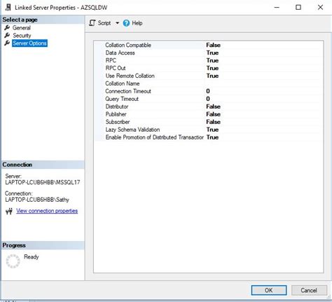 All About Sqlserver How To Create Linked Server Between On Premise And Azure Sql Data Warehouse