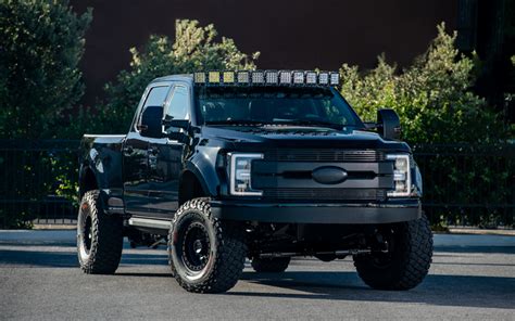 Lifted Ford Powerstroke Wallpaper