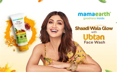 Buy Mamaearth Ubtan Natural Face Wash For Dry Skin With Turmeric