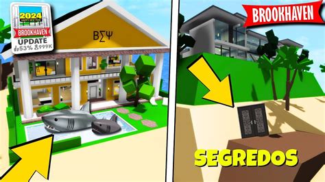 SEGREDOS DA NOVA ATUALIZAÇÃO DE BROOKHAVEN ROBLOX YouTube