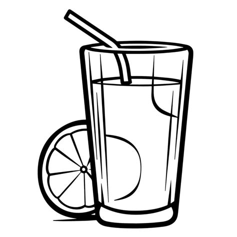 Refreshing Orange Juice Glass Outline Icon For Beverage Designs 45916848 Vector Art At Vecteezy