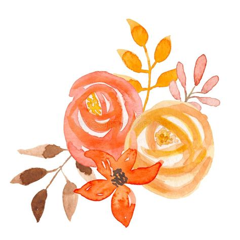 Fall Flower Bouquet Clip Art