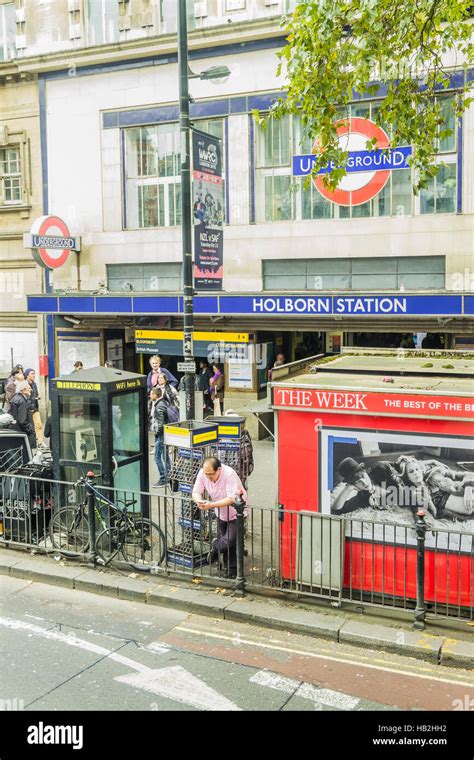 Holborn Underground Station Stock Photo Alamy